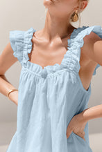 Load image into Gallery viewer, Ruffled Square Neck Top and Shorts Set