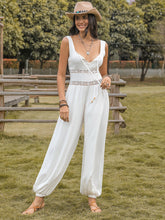 Load image into Gallery viewer, Backless Wide Strap Wide Leg Jumpsuit