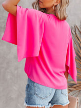 Load image into Gallery viewer, V-Neck Half Sleeve Blouse