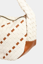 Load image into Gallery viewer, Fame Tassel Detail Weave Semi Circle Bag