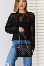 Load image into Gallery viewer, David Jones Quilted PU Leather Handbag