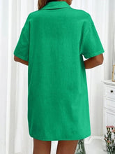 Load image into Gallery viewer, Button Up Shirt and Drawstring Shorts Set