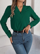 Load image into Gallery viewer, V-Neck Long Sleeve Blouse