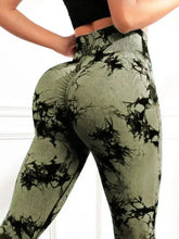 Load image into Gallery viewer, Tie-Dye High Waist Active Leggings