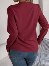 Load image into Gallery viewer, V-Neck Long Sleeve Blouse