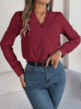 Load image into Gallery viewer, V-Neck Long Sleeve Blouse
