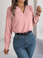 Load image into Gallery viewer, V-Neck Long Sleeve Blouse
