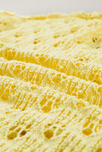 Load image into Gallery viewer, Openwork V-Neck Long Sleeve Cardigan