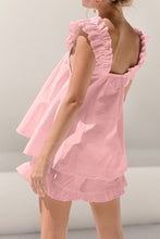 Load image into Gallery viewer, Ruffled Square Neck Top and Shorts Set