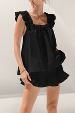 Load image into Gallery viewer, Ruffled Square Neck Top and Shorts Set