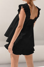 Load image into Gallery viewer, Ruffled Square Neck Top and Shorts Set