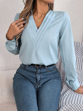 Load image into Gallery viewer, V-Neck Long Sleeve Blouse