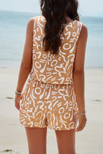 Load image into Gallery viewer, Printed Cropped Tank and Shorts Set