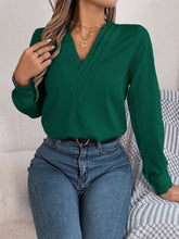 Load image into Gallery viewer, V-Neck Long Sleeve Blouse