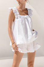 Load image into Gallery viewer, Ruffled Square Neck Top and Shorts Set