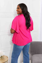 Load image into Gallery viewer, Yelete Full Size More Than Words Flutter Sleeve Top