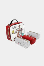 Load image into Gallery viewer, Nicole Lee USA Printed Handbag with Three Pouches