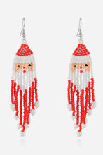 Load image into Gallery viewer, Christmas Beaded Earrings