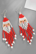 Load image into Gallery viewer, Christmas Beaded Earrings
