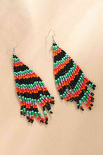 Load image into Gallery viewer, Christmas Beaded Earrings