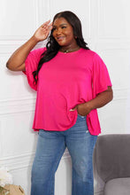 Load image into Gallery viewer, Yelete Full Size More Than Words Flutter Sleeve Top