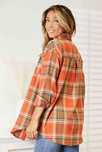 Load image into Gallery viewer, Double Take Plaid Dropped Shoulder Shirt