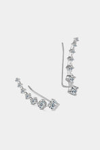 Load image into Gallery viewer, 1.9 Carat Moissanite 925 Sterling Silver Earrings