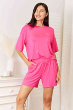 Load image into Gallery viewer, Basic Bae Full Size Soft Rayon Half Sleeve Top and Shorts Set