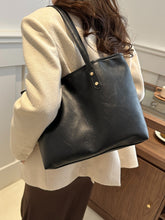Load image into Gallery viewer, PU Leather Medium Shoulder Bag
