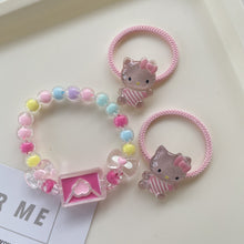 Load image into Gallery viewer, Acrylic Cartoon Bracelet Hair Ties
