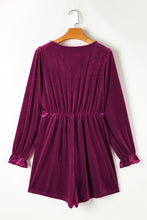 Load image into Gallery viewer, Surplice Flounce Sleeve Romper

