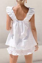 Load image into Gallery viewer, Ruffled Square Neck Top and Shorts Set
