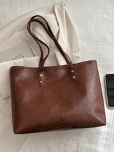 Load image into Gallery viewer, PU Leather Medium Shoulder Bag
