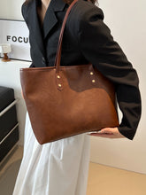 Load image into Gallery viewer, PU Leather Medium Shoulder Bag
