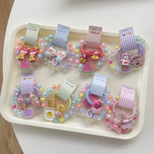 Load image into Gallery viewer, Acrylic Cartoon Bracelet Hair Ties
