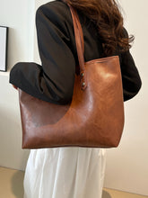 Load image into Gallery viewer, PU Leather Medium Shoulder Bag
