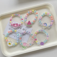 Load image into Gallery viewer, Acrylic Cartoon Bracelet Hair Ties
