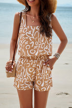 Load image into Gallery viewer, Printed Cropped Tank and Shorts Set
