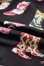 Load image into Gallery viewer, Printed Button Up Short Sleeve Top and Shorts Lounge Set
