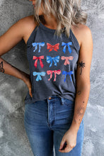 Load image into Gallery viewer, Bow Graphic Round Neck Tank
