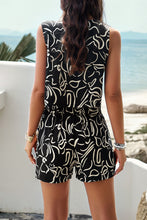 Load image into Gallery viewer, Printed Cropped Tank and Shorts Set
