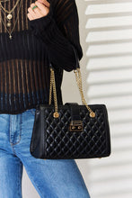 Load image into Gallery viewer, David Jones Quilted PU Leather Handbag
