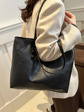 Load image into Gallery viewer, PU Leather Medium Shoulder Bag

