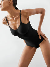 Load image into Gallery viewer, Seamless Scoop Neck Spaghetti Strap Shaping Bodysuit
