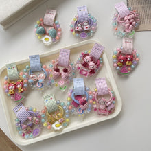 Load image into Gallery viewer, Acrylic Cartoon Bracelet Hair Ties
