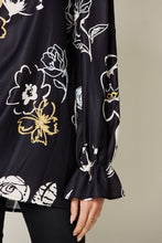 Load image into Gallery viewer, Double Take Full Size Printed Flounce Sleeve Blouse
