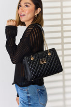 Load image into Gallery viewer, David Jones Quilted PU Leather Handbag
