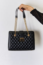 Load image into Gallery viewer, David Jones Quilted PU Leather Handbag
