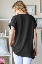 Load image into Gallery viewer, Heimish Full Size USA Graphic Short Sleeve Ribbed Top
