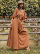 Load image into Gallery viewer, Scoop Neck Half Sleeve Wide Leg Jumpsuit
